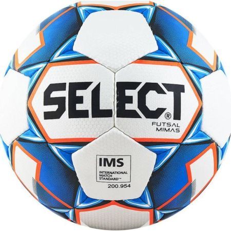 Мяч футзальный Select FUTSAL MIMAS 852608-003 бел/син/оранж, размер 4, IMS