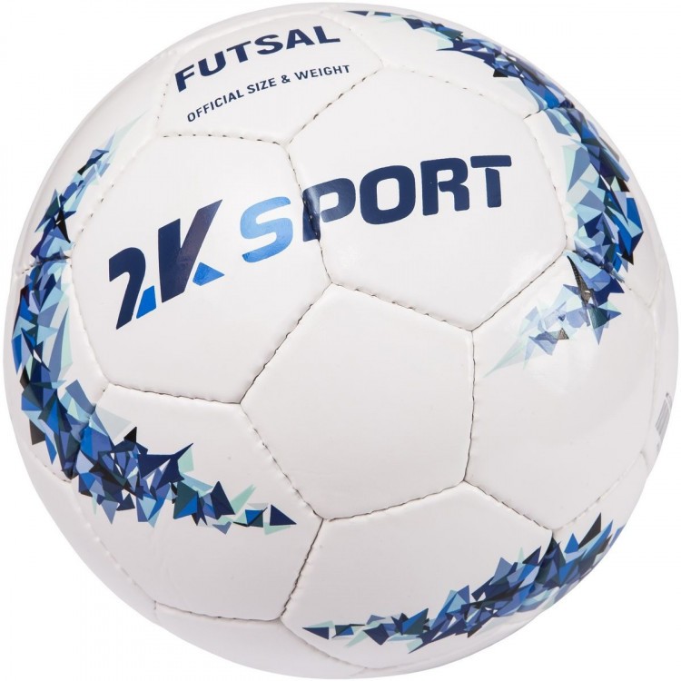 Футзальный мяч 2K Sport Crystal Optimal sala (белый/синий) Футзальный мяч 2K Sport Crystal Optimal sala (белый/синий)