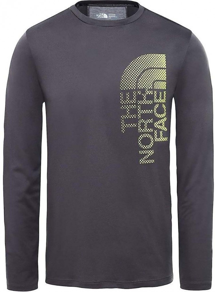 Мужская футболка The North Face M ONDRAS L/S TEE ASPHALT GREY/LI T93BVFGE2 Мужская футболка The North Face M ONDRAS L/S TEE ASPHALT GREY/LI T93BVFGE2