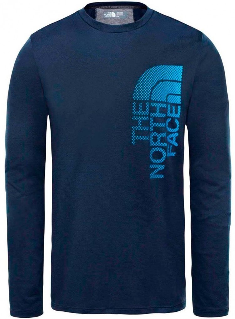 Мужская футболка The North Face M ONDRAS L/S TEE URBAN NAVY/BOMB T93BVFMTB Мужская футболка The North Face M ONDRAS L/S TEE URBAN NAVY/BOMB T93BVFMTB