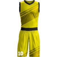 Баскетбольная форма ЭКИПО SRTIPE Желтый цвет