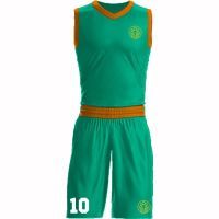 Баскетбольная форма ЭКИПО PLANE Зеленый цвет